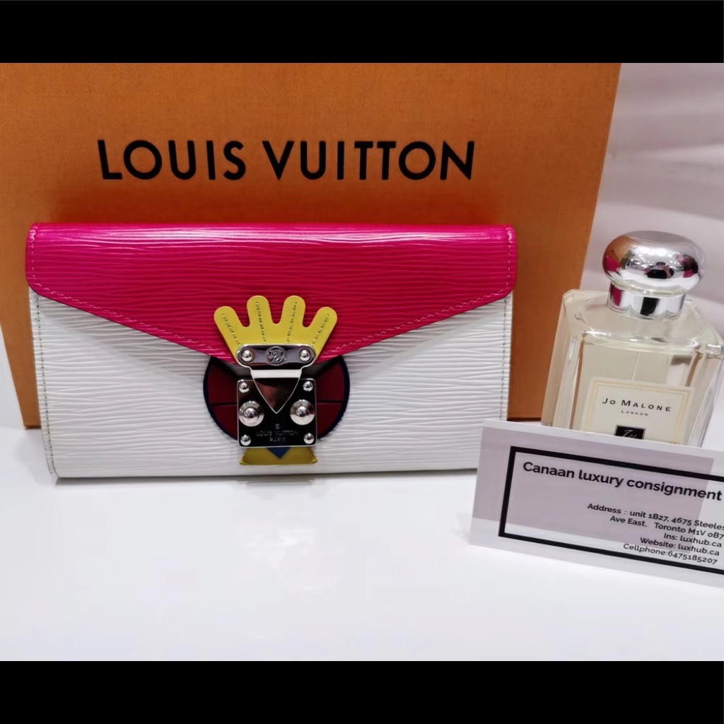 Lv Limited Edition Epi Leather Tribal Mask Sarah